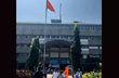 Saffron flag allegedly hoisted at private college; DYFI lodges complaint